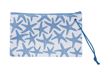 Seersucker Starfish Wristlet