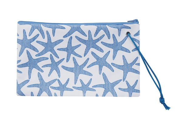 Seersucker Starfish Wristlet
