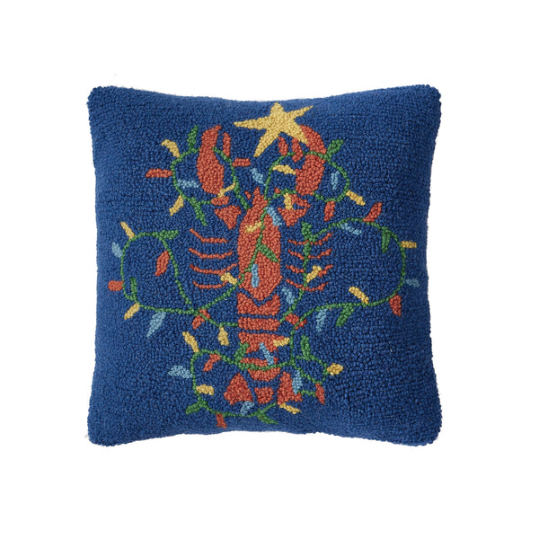 Lobster Lights Hook Pillow