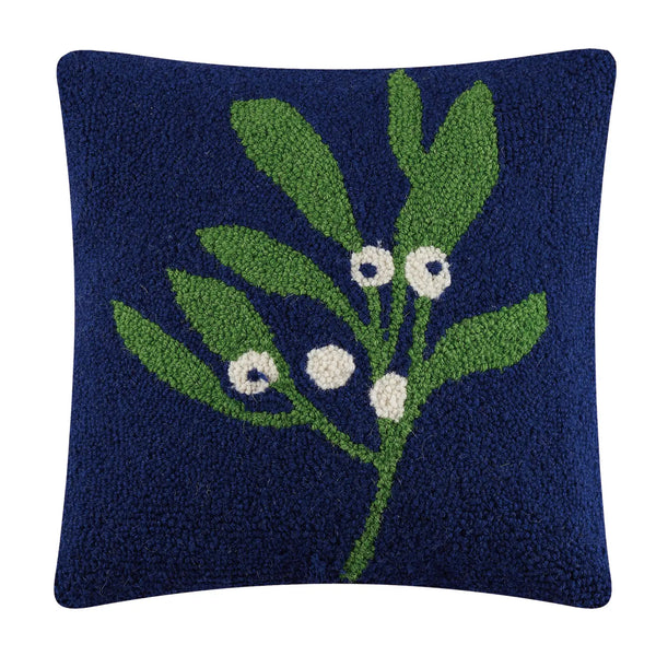 Mistletoe Hooked Pillow - NEW
