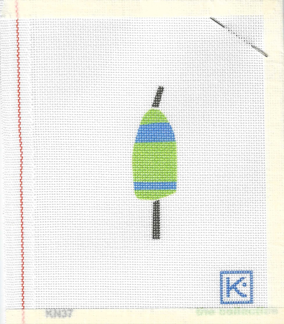 Kate Nelligan Design Green and Blue Buoy Needlepoint Kit