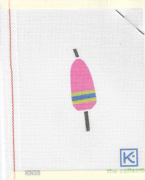 Kate Nelligan Design Pink, Green and Navy Buoy Needlepoint Kit