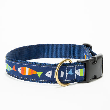 Fish Friends Ribbon Dog Collar