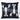 Lobster Square Knit Pillow Natural & Navy