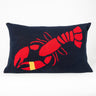 Lobster Bake Knit Lumbar Pillow
