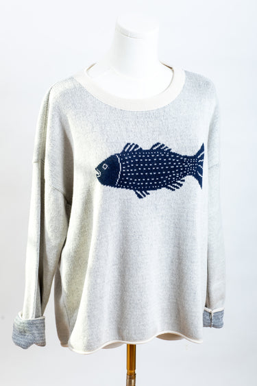 Striper Boxy Sweater Adult