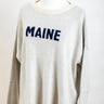 Maine Flag Relaxed Crew Neck Sweater