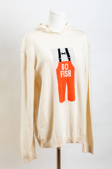 Go Fish Adult Knit Hooded Sweater