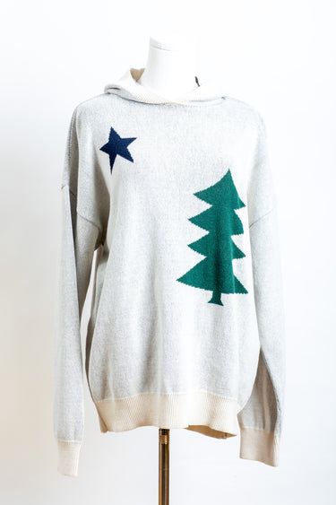 Maine Flag Hooded Knit Sweater