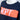 KPT Classic Knit Crewneck Pullover - Navy with Orange & Pink