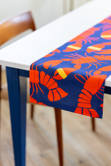 Lobster Bake Cotton Table Runner