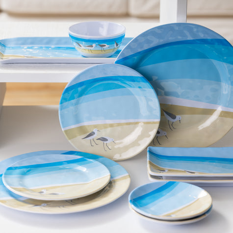 Sandpiper Melamine Dinnerware UPDATED