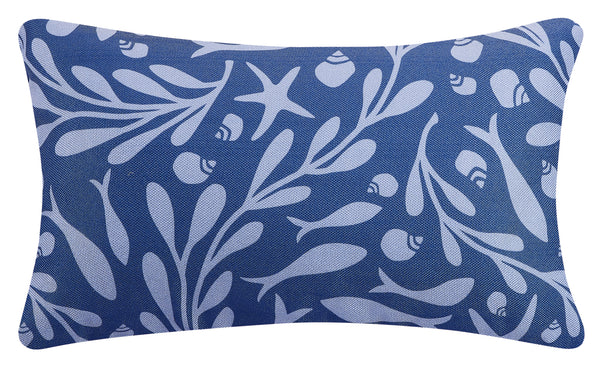Indoor Outdoor Tidepool Lumbar Pillow