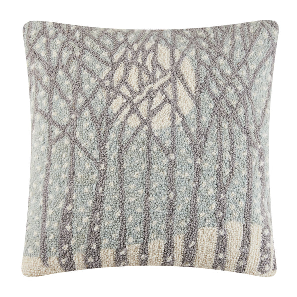 Winter Solstice Hooked Pillow - NEW