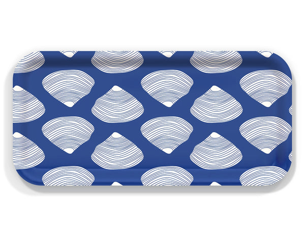 Clamshell Small Wooden Tray