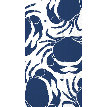 Navy Crab Guest Napkins