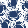 Navy Crab Lunch Napkins