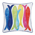 Fiesta Fish Indoor/Outdoor Pillow