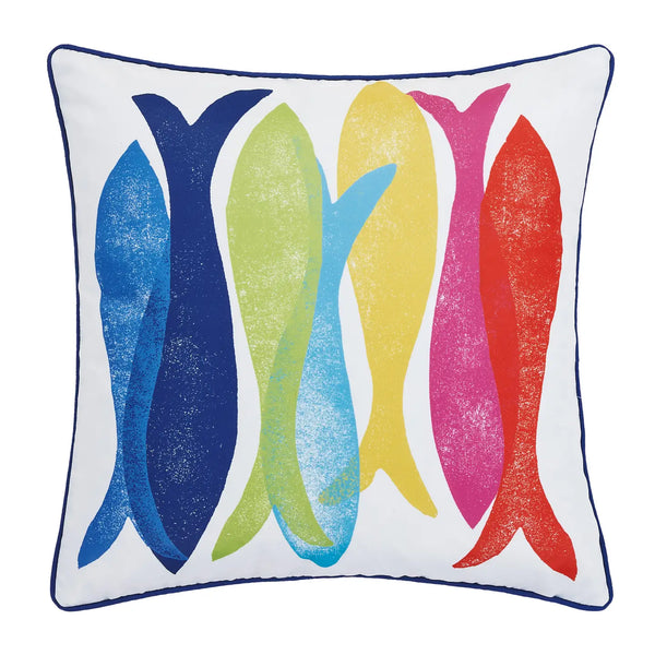 Fiesta Fish Indoor/Outdoor Pillow