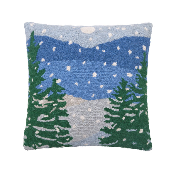 Lakeview Holiday Hook Pillow