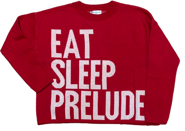 Eat Sleep Prelude Sweater - Red