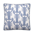 Seersucker Lobster Indoor Outdoor Pillow