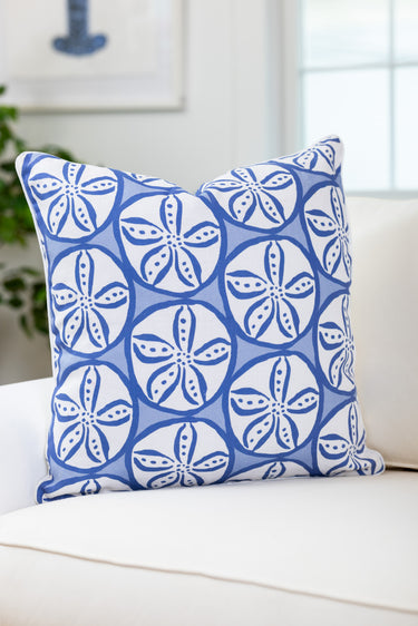Sand Dollar Repeat - Belgian Linen Pillow