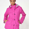 Pink Raincoat with Striped Lining