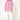Short Pink Printed Raincoat