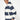 Short Striped Navy & Cream Raincoat