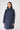 Navy Long Cotton Raincoat