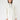 Short White Raincoat with Cotton Lining