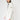 Short White Raincoat with Cotton Lining