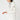 Short White Raincoat with Cotton Lining