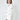 White Raincoat with Striped Lining