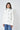 White Raincoat with Striped Lining