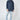 Navy Raincoat with Striped Lining