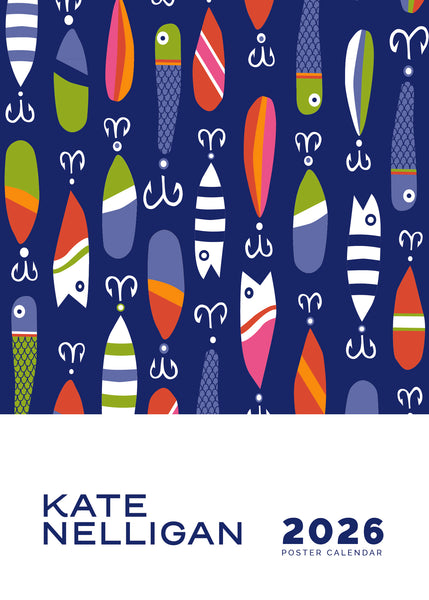 2026 Kate Nelligan Desktop Calendar