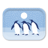Arctic Antics Penguin Medium Wooden Tray