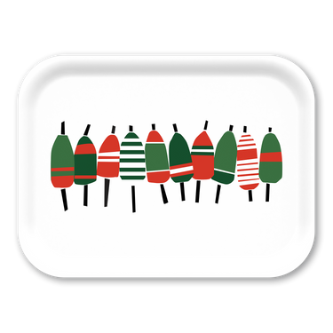 Holiday Buoyline Medium Wooden Tray