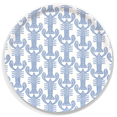 Seersucker Lobster Wooden Trays
