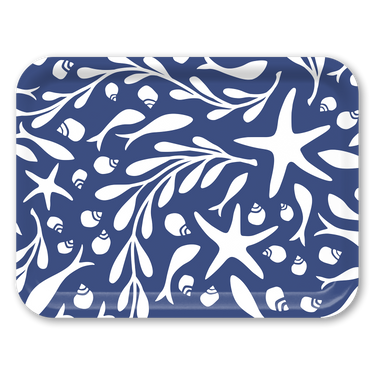 Tidepool - Blue Wooden Trays