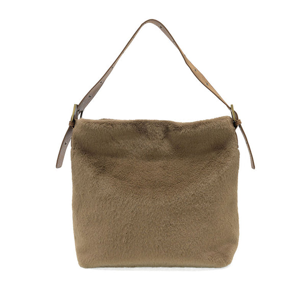 JOY FAUX FUR HOBO