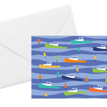 Lobster Boat Card