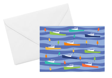 Lobster Boat Card