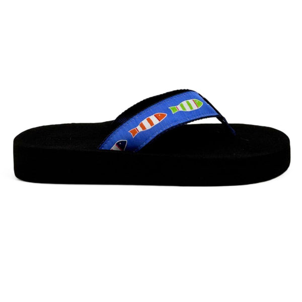Picket Fish Flip Flops by Tidewater Sandals
