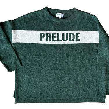 Prelude Sweater - Green/White Banner