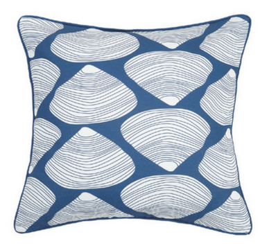 Clamshell Cotton Linen Pillow