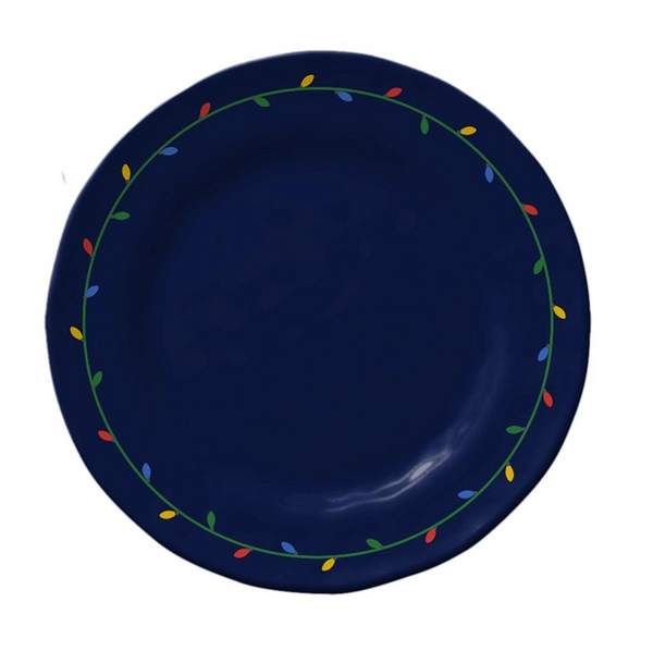 Holiday Lights Salad Plate
