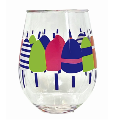 Acrylic Wine Tumbler - Buoy